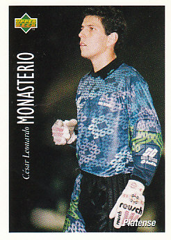 Cesar Leonardo Monasterio Platense 1995 Upper Deck Futbol Argentina #146